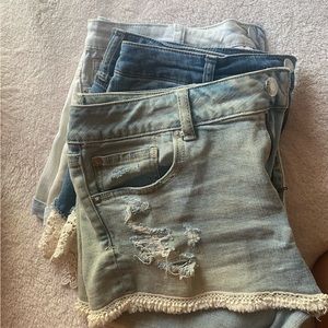 3 Jean Shorties Bundle 👖🪡